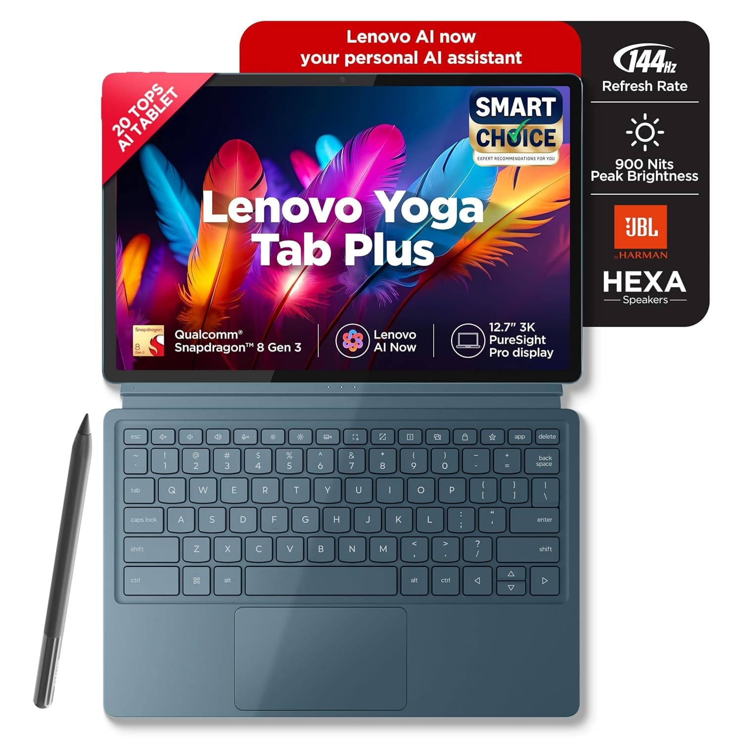 Lenovo Yoga Tab Plus 12.7-inch Tablet (16GB RAM, 512GB ROM)